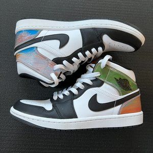 Jordan 1 Mid - Heat Reactive